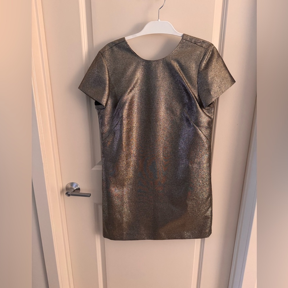 The Perfect Winter Gold Dress